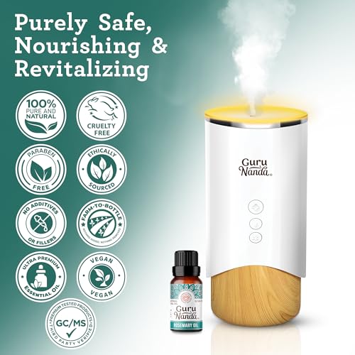 Aceite Esencial de Romero GuruNanda 0.5 fl Oz Pack 3 miniatura 5