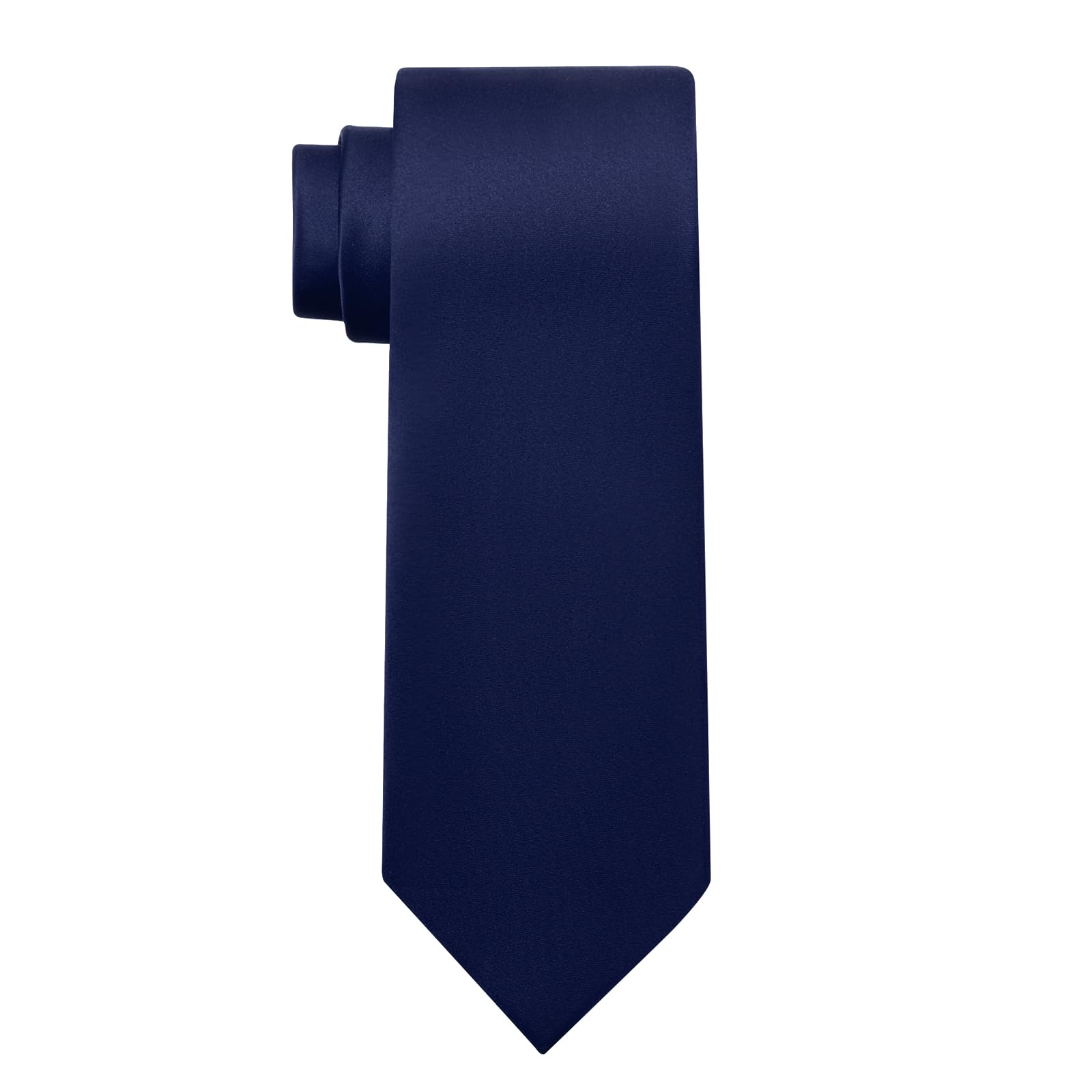 Men's Ties Solid Pure Color Plain Neckties Formal Black Ties For Men