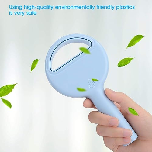 Miniatura 2 de Ventilador sin aspas, mini ventilador portátil recargable por USB de 3 velocidades, ultra bajo ruido, ajustable, ventilador personal de mano para