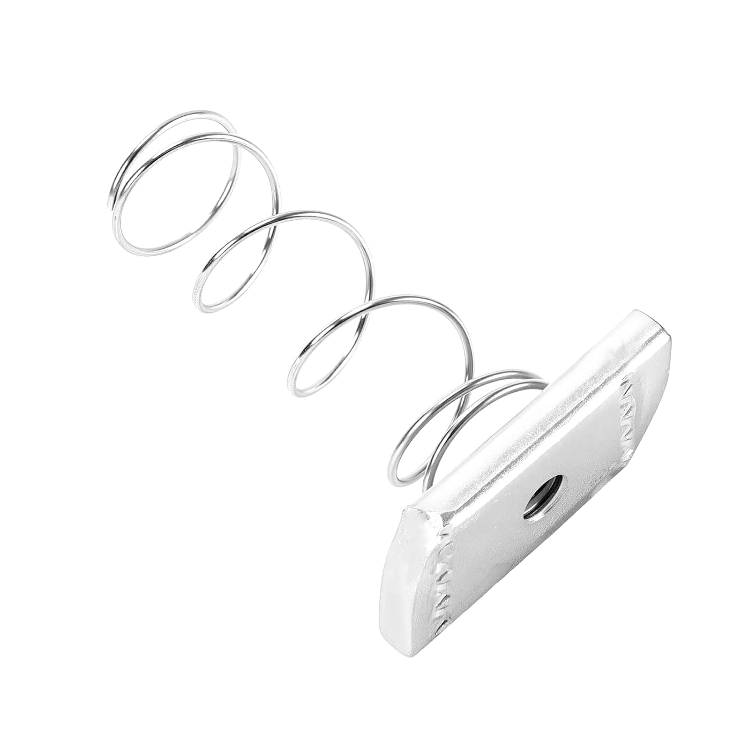 100 PCS Strut Channel Nuts with Zinc Coating, M6 Heavy Duty Channel Nuts for HVAC, Electrical, Piping Systems, Tool-Free Installation Hardware