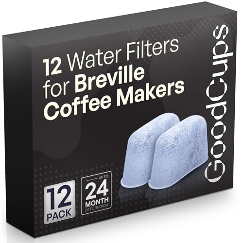 12 Water Filters for Breville Espresso Machines - Replacement Charcoal