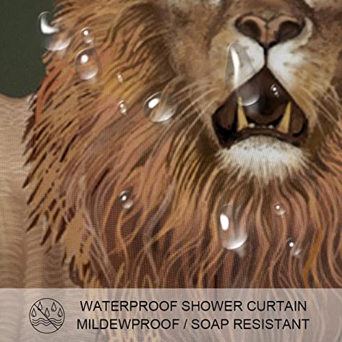 Rideau de douche imperméable 152 x 183 cm lavable en machine - 4