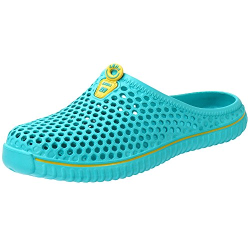 ALEADER Unisex Garden Sandal Clog Shoes Light Blue 5.5 B(M) US Womens
