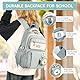 Amythe Schulrucksack Teenager Rucksack Mädchen, Schulranzen für 3.-5. Klasse, 40L Großer Kinderrucksack mit Niedlicher Münzgeldbeutel für 9-18 Jahre, Lässiger Daypack mit Trolleyband -Blau