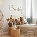 Personalized Custom Wooden Name Sign - BROOKLYN Font Baby Name Sign For Nursery and Wall Decor (12