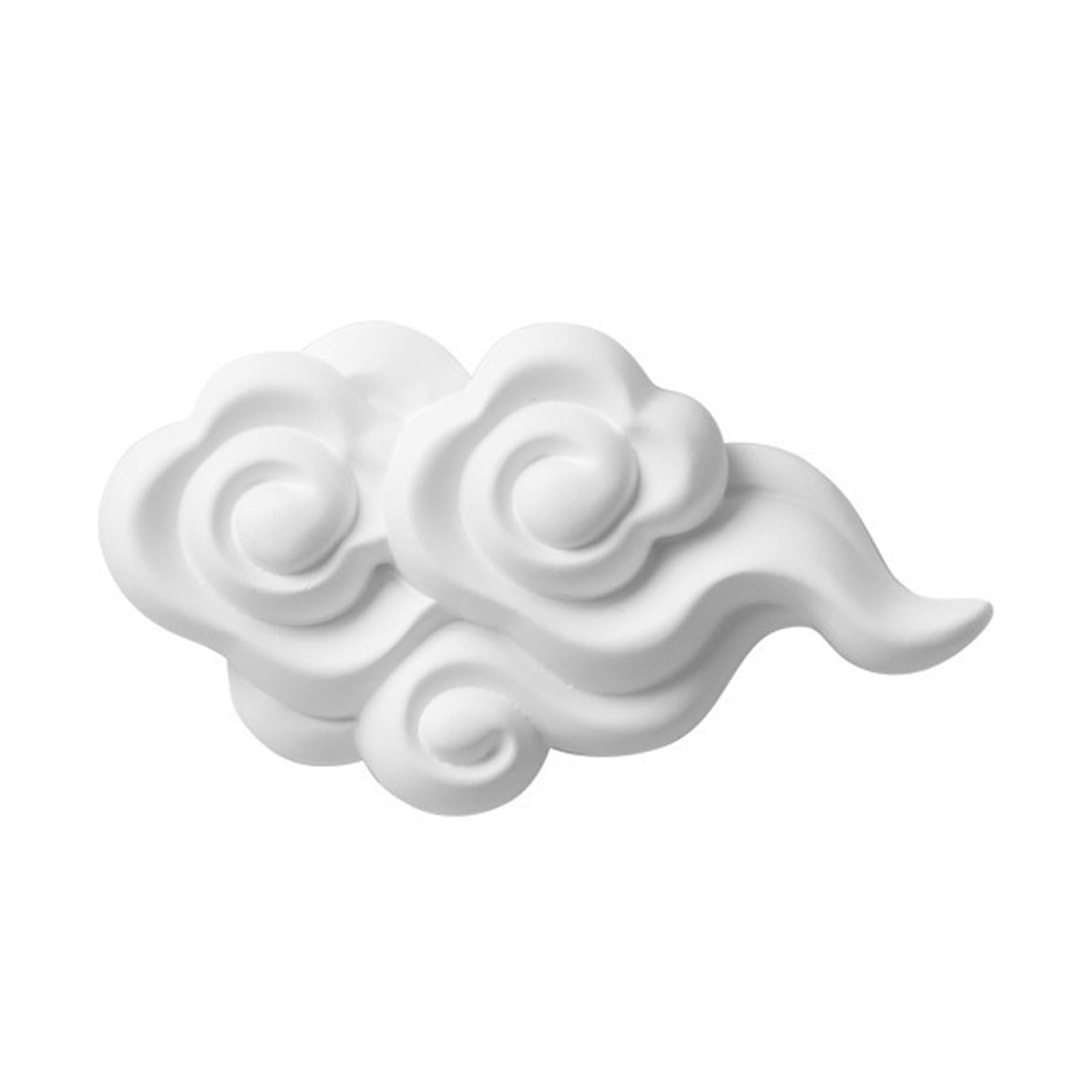 MALSSE 3D Resin Cloud Magnet Chinese Cultural Symbol for Fridge Memos 3D Sticker Photos Home and Kitchen Decoration Gift Refrigerator Magnets