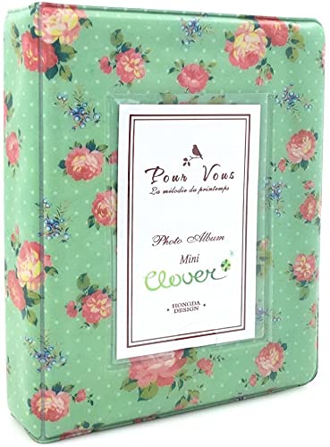 FotoCart [Instax Mini 64 Page Photo Album] Pieces of Moment Book Album Compatible for Films of Fujiflm Instax Mini 7s 8 8+ 9 25 26 50s 70 90 10 11 30 55 20 50 7 LiPlay & Hello Kitty (Green Pattern)-image-30