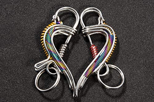 Aviboo Stainless Steel Handmade Bird Key Chain - Key Rings Car Key Chains For Father Dad, Men, Women And Couple #TOP6