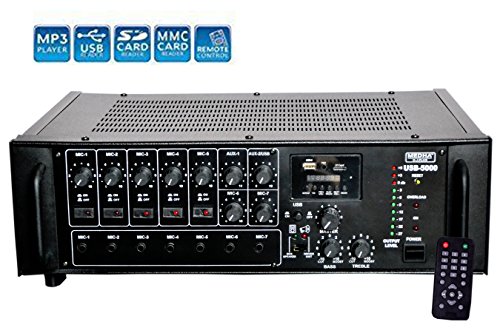 Image of Medha -500W Professional High Power PA Amplifier with Digital Media Player
