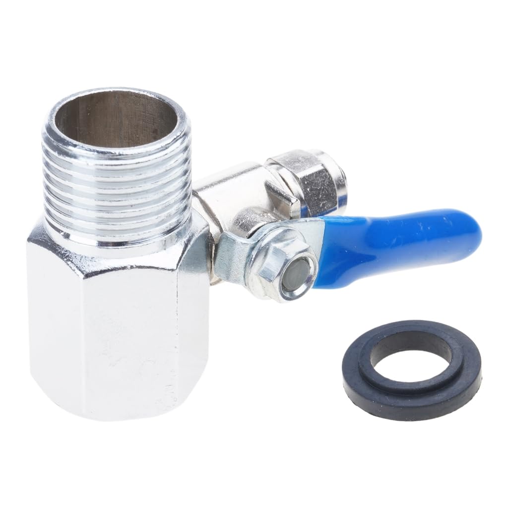 Kalttoy Men's Water Purifier Reverse Osmosis Tee Inlet Ball For Valve Set 1/2" Bsp To 1/4" Tub