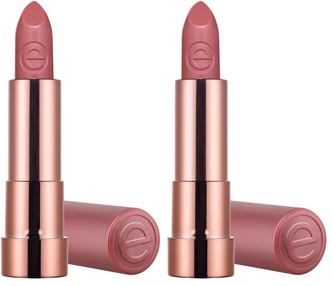 essence cosmetics hydrating nude lipstick 303 DELICATE (Packung mit 2)