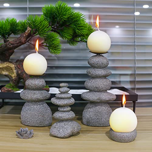 Bangbangda ZG004 Rock Cairns Candle Holder thumb #7