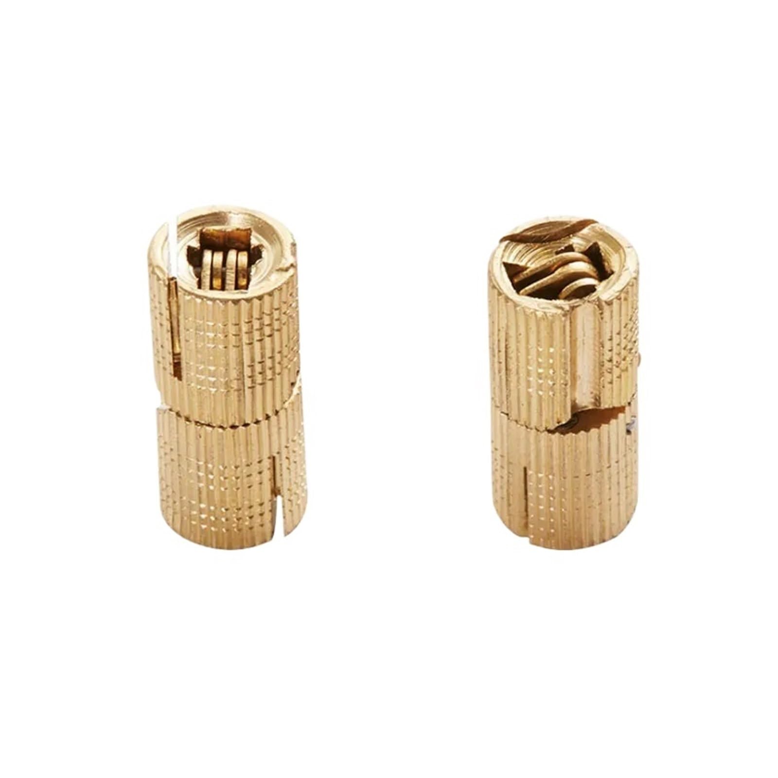 Copper Barrel Hinge Cylindrical Hidden Cabinet Concealed Invisible Brass Hinges Mount(8mm)