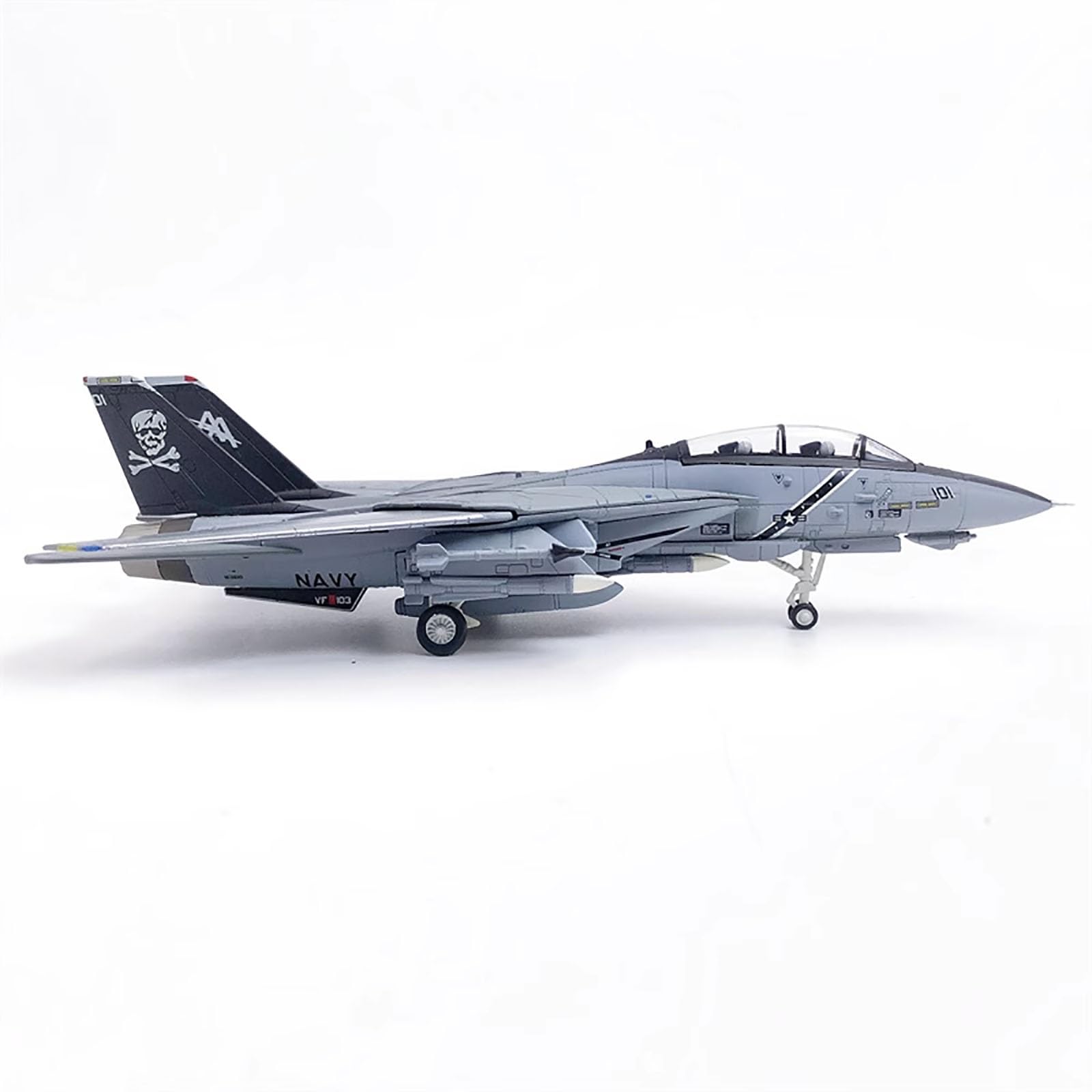 Amazon.co.jp: 7.5インチ 1/100スケール F-14B 戦闘機モデル