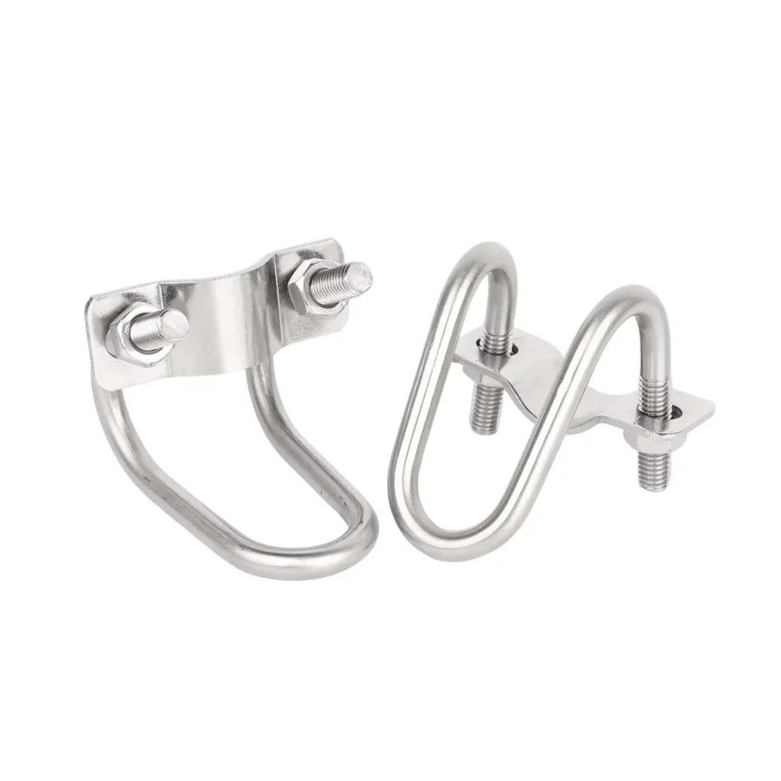 Bullone Cerchio a forma di morsetto for tubo trasversale con doppio bullone a forma di U M8 in acciaio inossidabile 304(M8x50x33mm(1set))