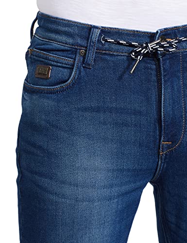 Image of Lee Men's Bruce Skinny Fit Mid-Rise Jeans