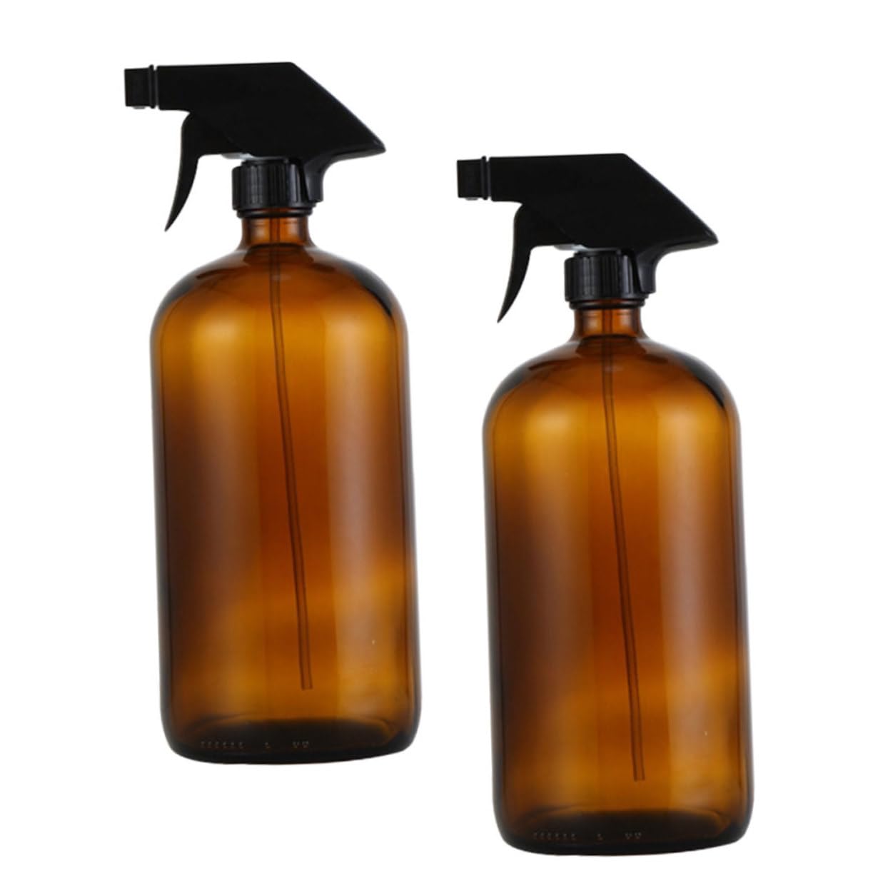 LIFKOME Sprühflasche Stück 2 Wiederbefüllbar 500ml Braune Glas
