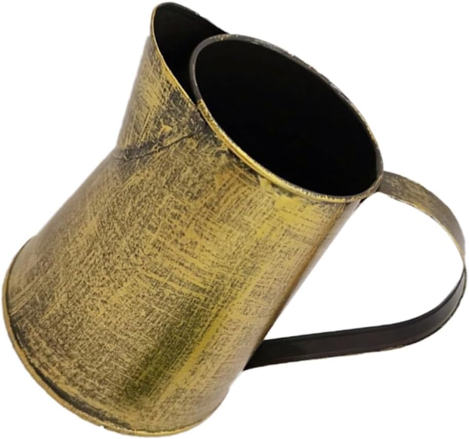 Retro Flower Bucket Iron for Flower Arrangement with Handle