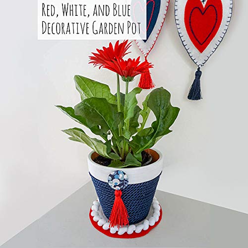 Trims By The Yard Wanda 1/8" Twisted Cord Trim, Blue (5 Yard Cut) #TOP1