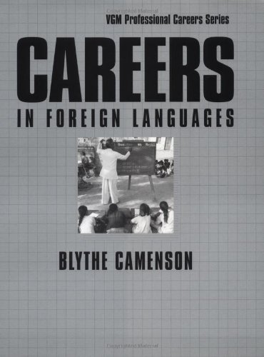 Buy Careers in Foreign Languages (Vgm Professional Careers Series) — BookShops.in