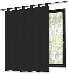 Cortina Blackout Corta Luz 130cm x 150cm - Preto Aprova Dágua