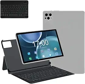 Tablet X19 Pro Tablet, Android 12.0, 10.1 Polegadas, 4GB RAM, 64GB, Cinza, com Teclado, Capa e Fone de Ouvido, Dual SIM, Bluetooth 5.1