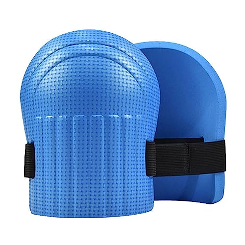 staol 1 Pair Protective Knee Pads Household Knee Pads Factory Working Kneepads For House Cleaning Working Knee Pad For Cleaning Household Cleaning Knee Pad Car Repair Knee Pad Adjustable Knee, Blue