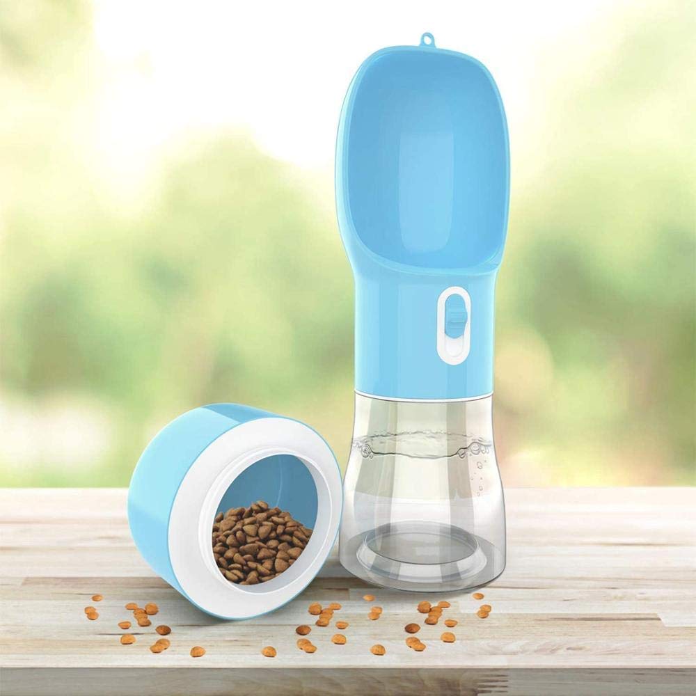 Botella De Agua Para Perros Botella de agua para perros Pastel portátil Paseía de agua Alimentador de agua para perros Alimentación para perros Alimentación para perros Puppy Cat Gato Atención al aire