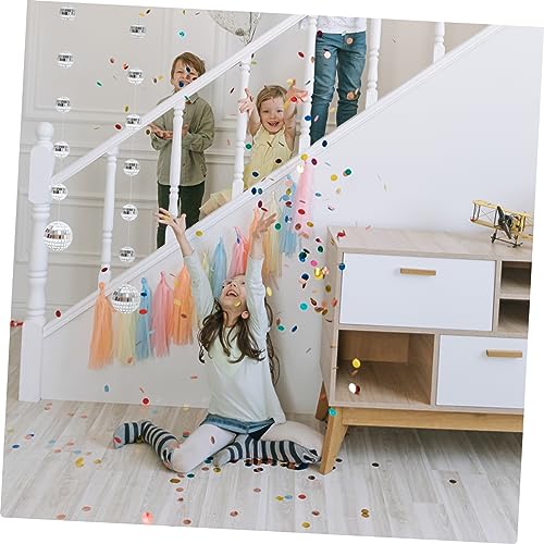 Decoraciones de bola espejada elegante Sosoport para fiestas, bodas y cumpleaños: adornos colgantes reflectantes para ambientes festivos y accesorios para fotos miniatura 4
