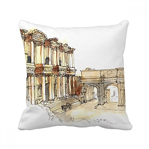Coussin imprimé multicolor 40 x 40 cm et housse décorative pour canapé de maison - 2