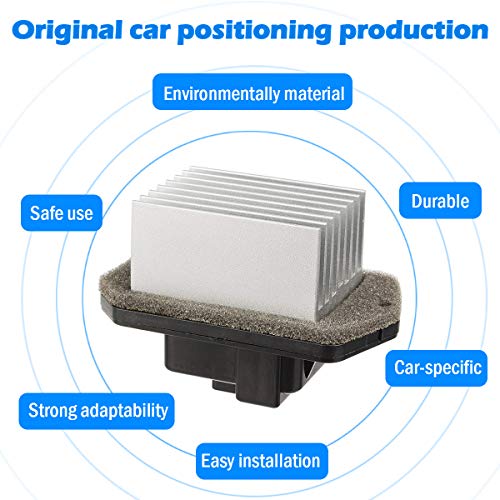 AUTEX HVAC Blower Motor Resistor Blower Resistor Fan Resistor Module RU-398 Replacement 79330SDRA0 Blower Regulator - Thumbnail 3