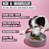 TIERLIEBHABER – Hundefutter Nass 400g 6X Huhn mit Gemüse – Von Tierärzten entwickelt – Nassfutter Hund mit 90% Fleischanteil – Dog Food als Hundenassfutter 400g Dosen