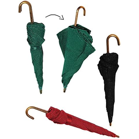 alles-meine.de GmbH 1 Stück: Regenschirm - grün - Maßstab 1:12 / Miniatur Cover