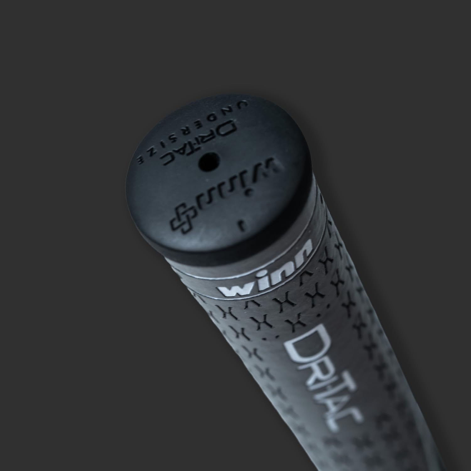Winn Golf DriTac Non-Slip Cushioned Grip, Moisture-Wicking, Shock Absorption, AVS Technology, Gray/Lit Blue