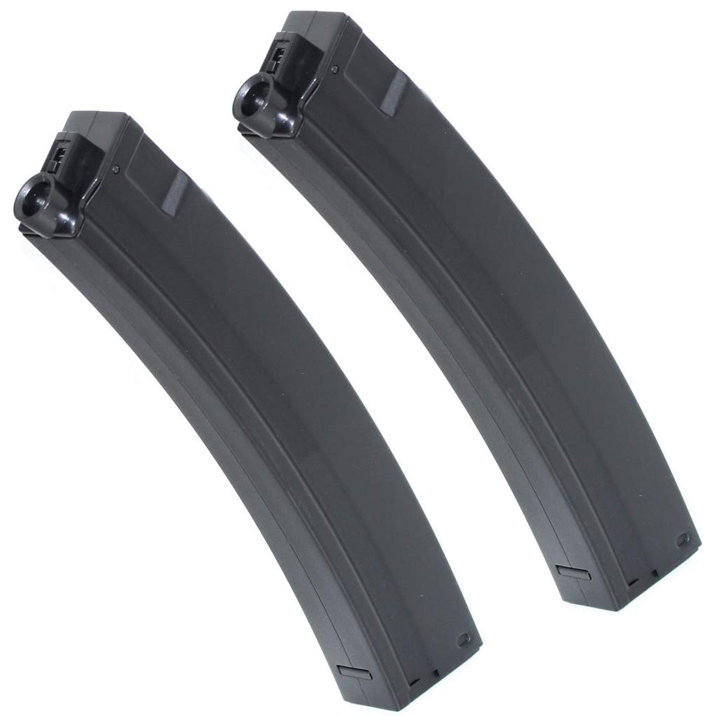 Airsoft Parts CYMA 2pcs 120rd Mid-Cap Mag Long Magazine for Tokyo Marui ICS JG G&P MP5 AEG BK