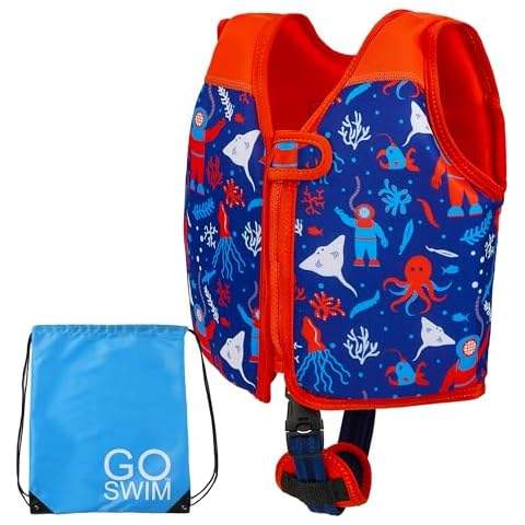Go Swim Float Vest with Free Swim Bag Cover