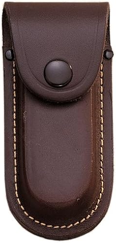 Joker Funda mediana de cuero, tamaño 1.575 x 4.528 in, marrón, FB09