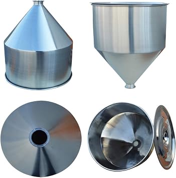 INTSUPERMAI 30L/6.6 Gallon Hopper For Liquid Filling Machine 500ml