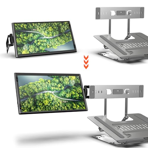 Anvazise Monitor Portatil, Extensor de tela de laptop com Suporte ajustável para laptop