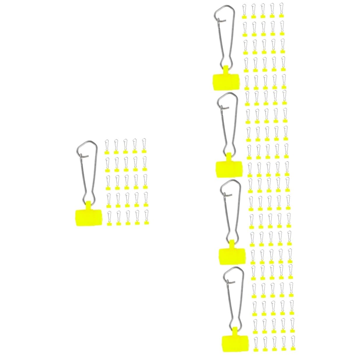 ibasenice 5 Ensembles Accessoires De Pêche Leurre De Pêche Ligne De Pêche Équipement De Pêche Trousse Bobineuse Pêche À Émerillon De Pêche Leurres De Basse Clé Plastique 50 Pièces * 5