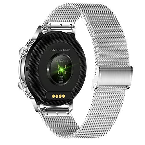 Gadixy Smart Watches For Women, Smartwatch For Android And Ios Phones,Ip67 Waterproof Activity Tracker With Blood Pressure Heart Rate Sleeptracker Voice Control,Fitness Watch For Women Men (Silver) #TOP7