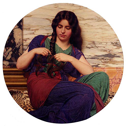 Peinture à l'huile Une tâche agréable John William Godward art sur toile 02