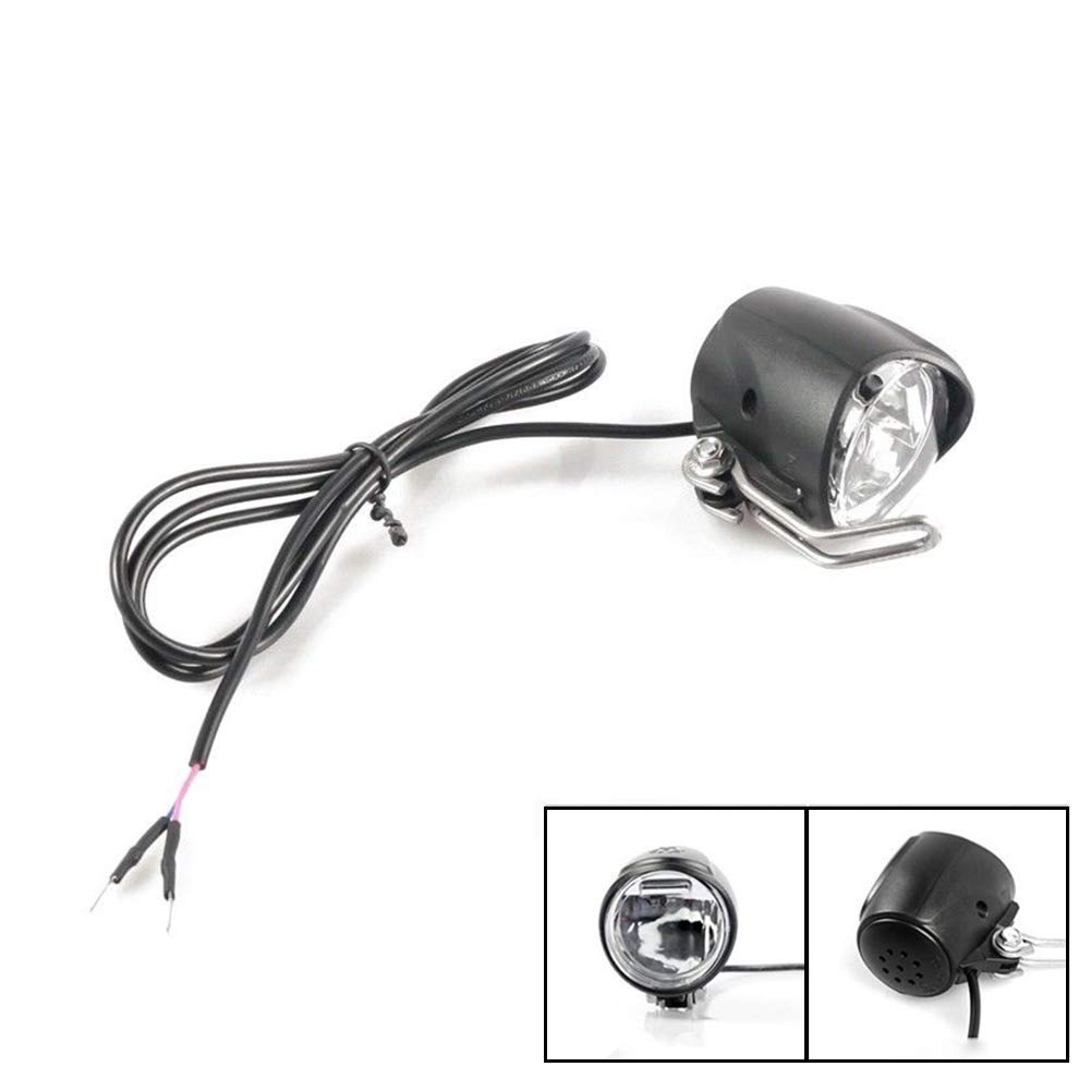 Bike Light Bicicletta Elettrica 6V Anteriore LED Faro E-Bike Light Bicicletta Lampada di Sicurezza Accessori Ricaricabili per Bici