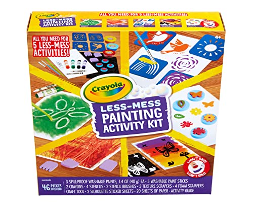 Crayola Less Mess Painting Activity Kit - image 2