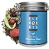„Blackberry Tango“ Schwarztee Lose Aromatisiert Erdbeer Himbeer Johannisbeer u. Weintrauben Geschmack | 100 Gramm Aromatisierter Schwarzer Tee in Dose (40 Tassen) von alveus