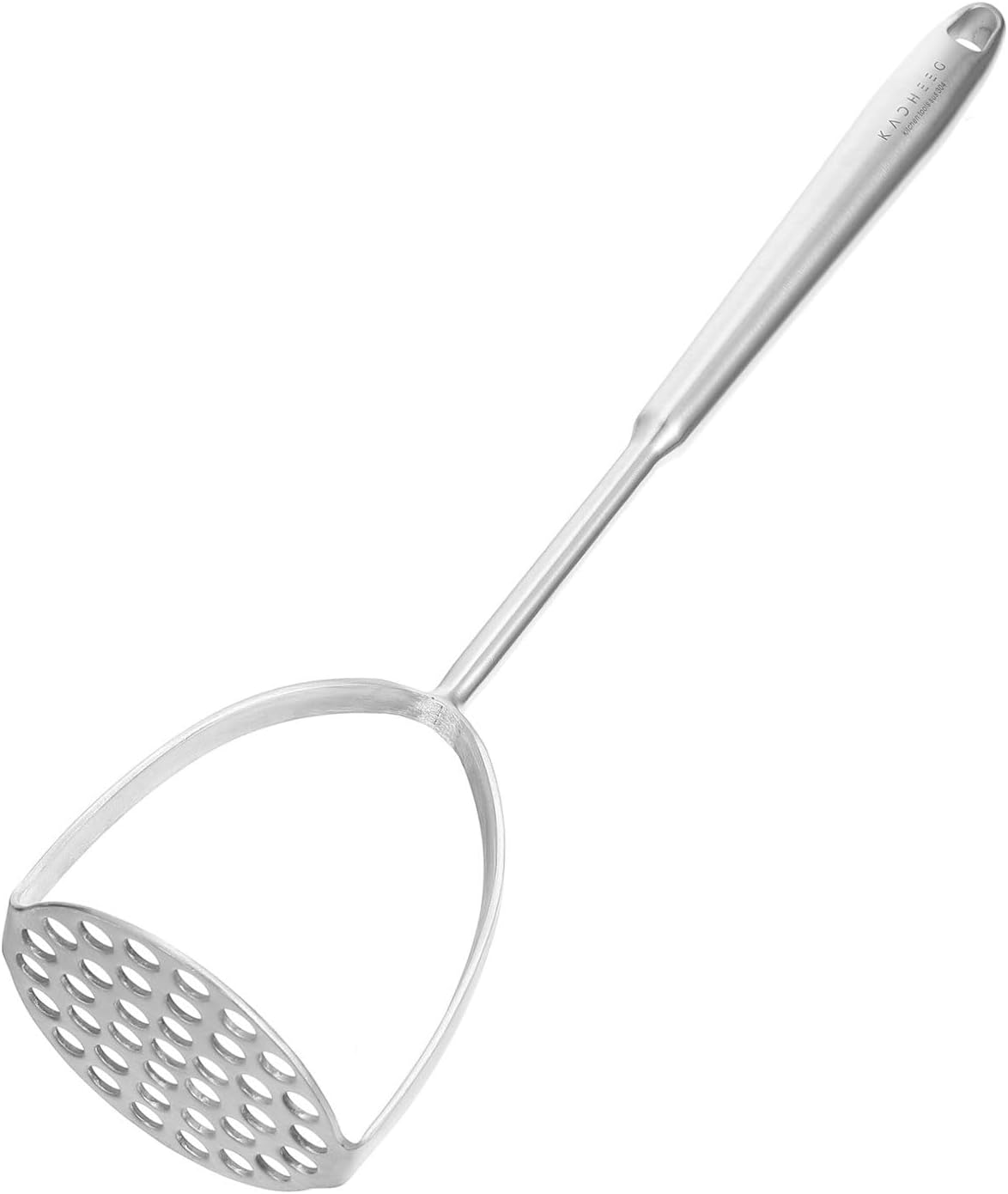 Stainless Steel Potato Masher Handheld Vegetable Masher with Long Handle for Home Cooking and Mashed Potatoes