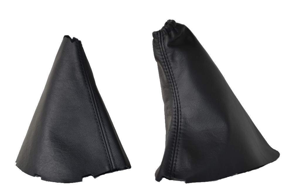 The Tuning-Shop Ltd for Landrover Freelander LR2 2006-2014 Manual Shift E Brake Boot Black Leather