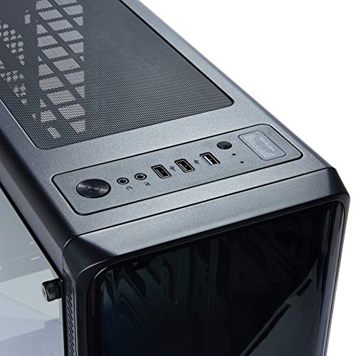Gabinete Gamer Modoc Painel Lateral Temperado Preto Warrior - GA178