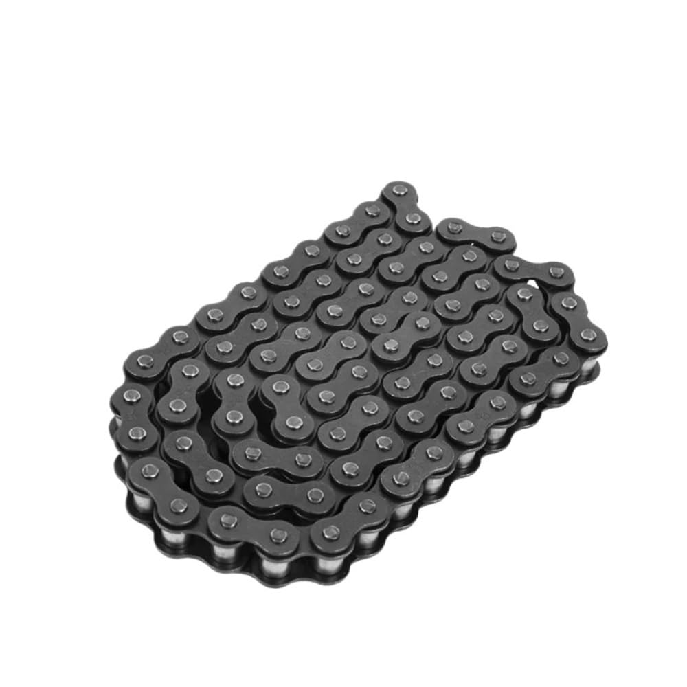 1 pièces 1.5 mètres 06B-1 pas de chaîne à rouleaux 9.525mm chaîne de Transmission industrielle en acier au carbone/connecteur de chaîne
