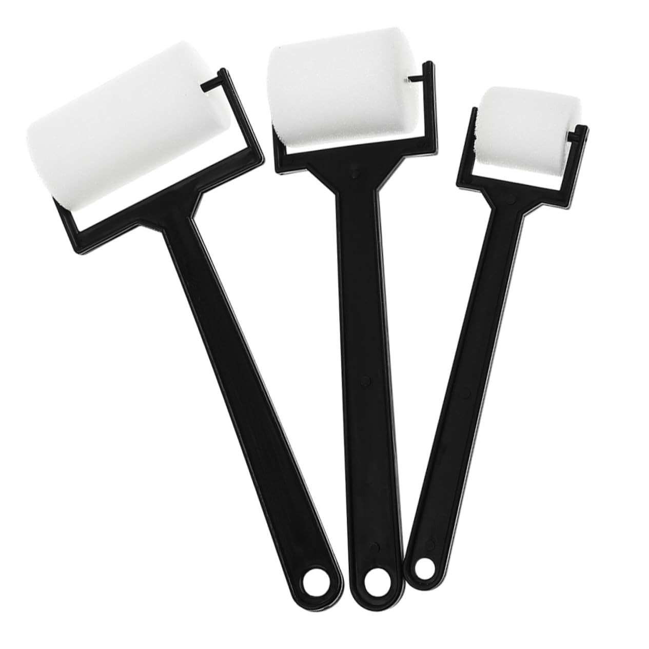 HOODANCOS 9Pcs Paint Sponge Roller with Easy Grip Handles for DIY Art Projects Doodling and Creative Painting for School and Family Fun Activities